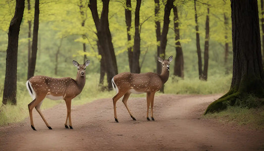 deers in the forest