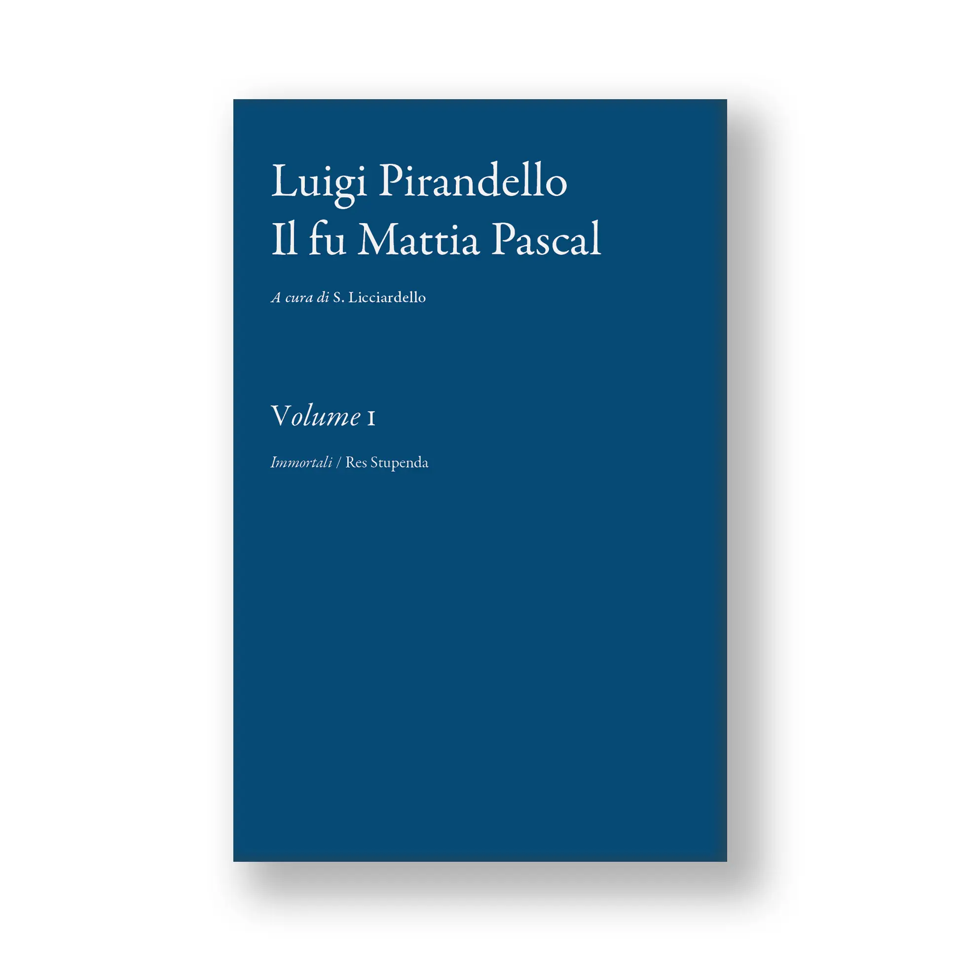 Il fu Mattia Pascal di Pirandello back cover