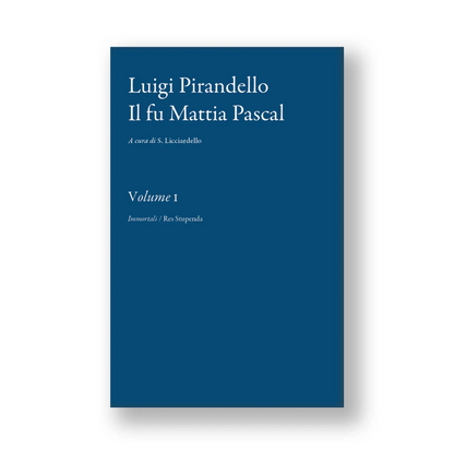 Il fu Mattia Pascal di Pirandello back cover