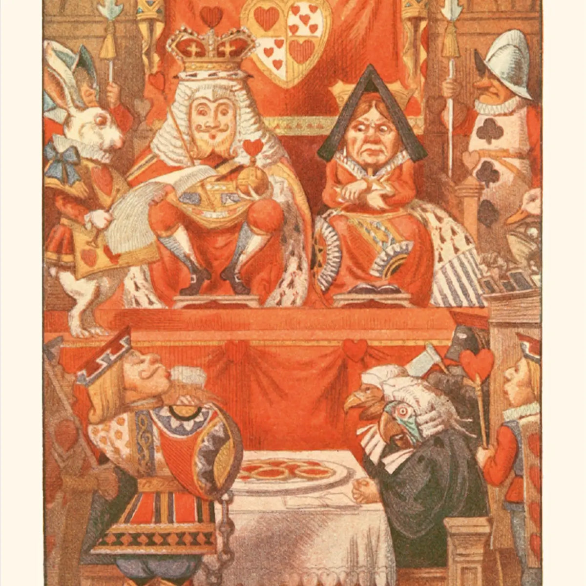Alice in Wonderland — Postcard