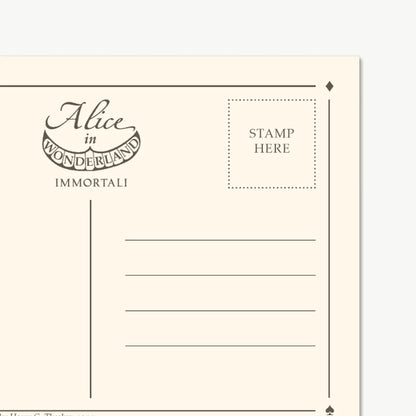 Alice in Wonderland — Postcard