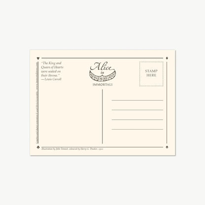 Alice in Wonderland — Postcard